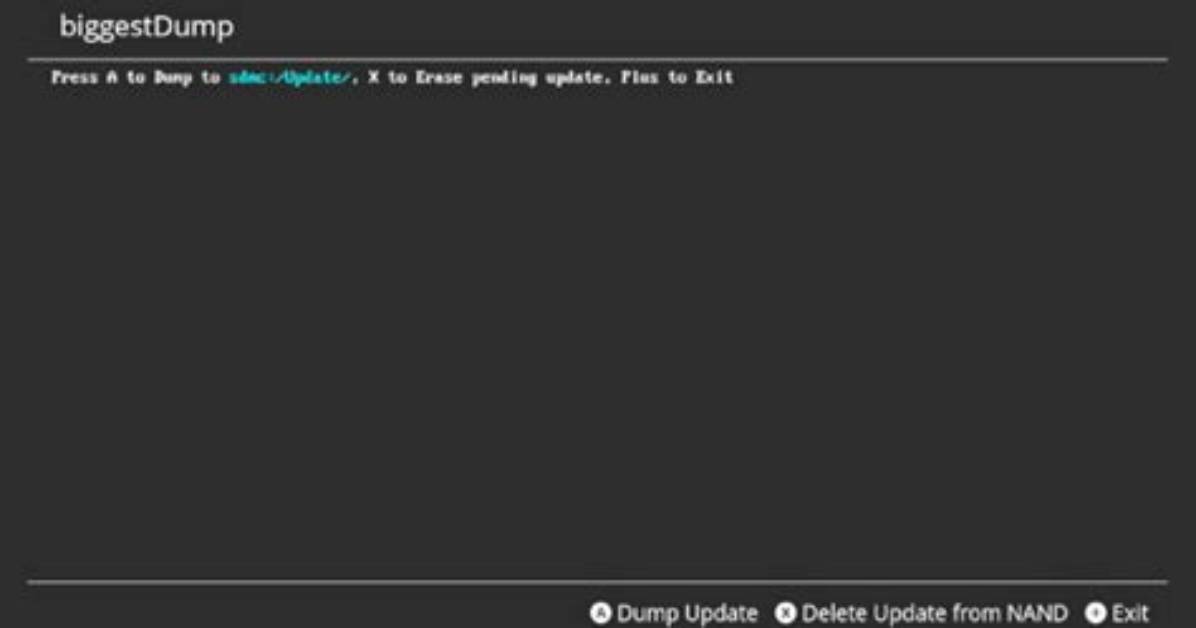 Biggestdump Switch - Gamebrew