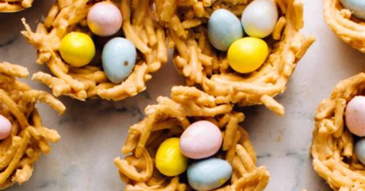 Bird's Nest Cookies - Celebrating Sweets