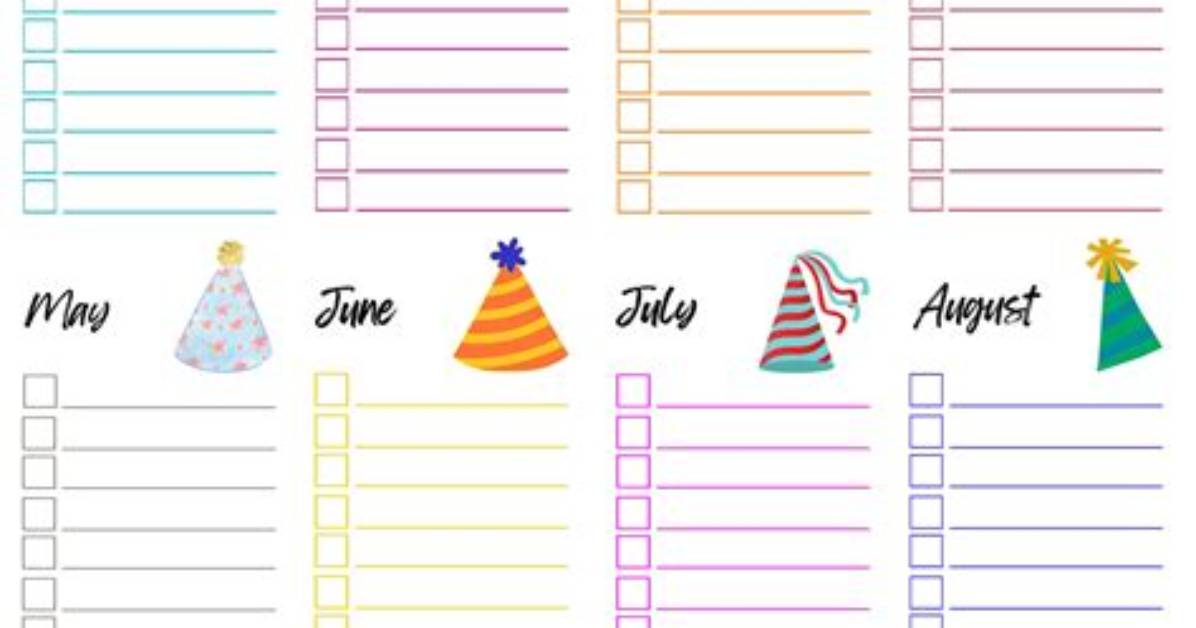 Birthday List