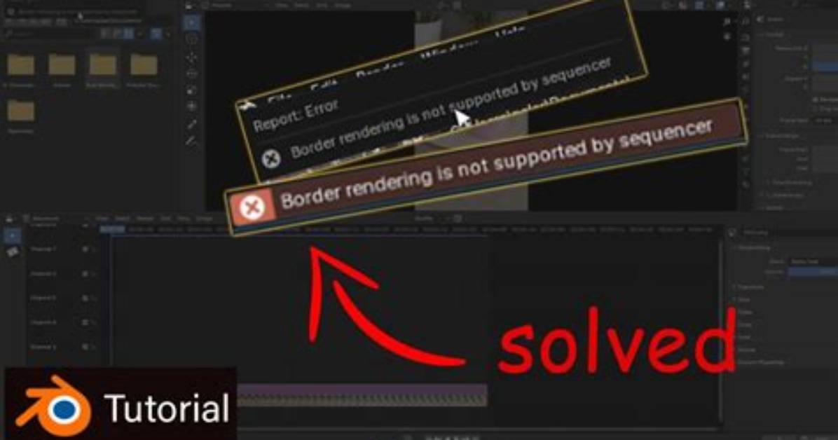 Blender: Border Rendering Is Not Supported by Sequencer