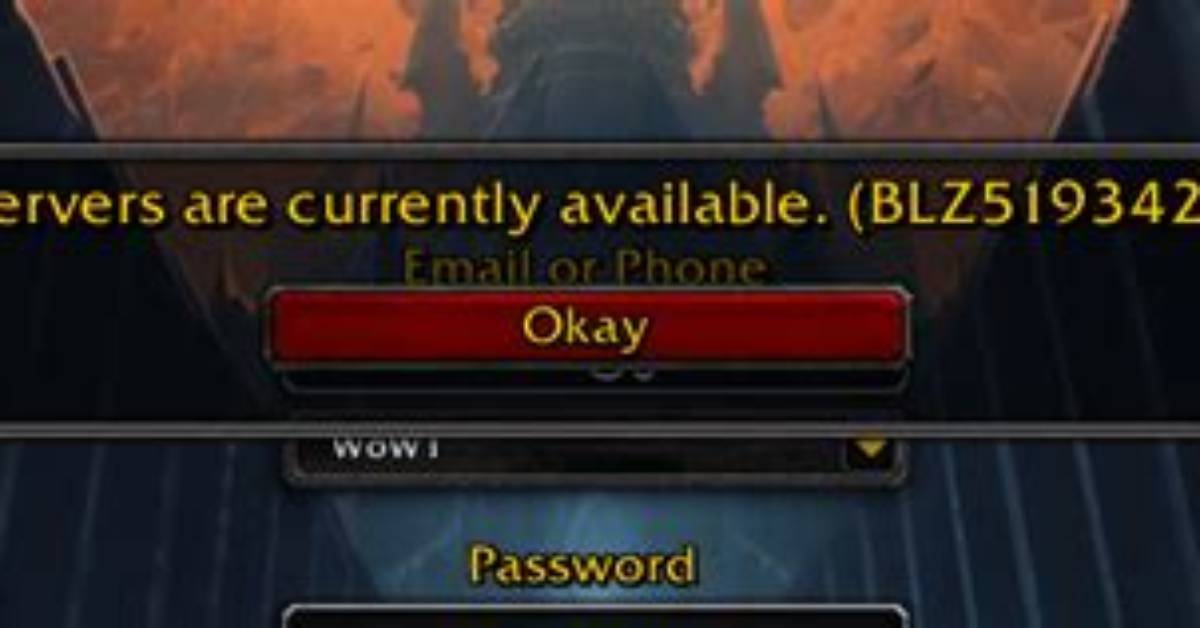 Blizzard Investigates Wow Eu Server Login Issues