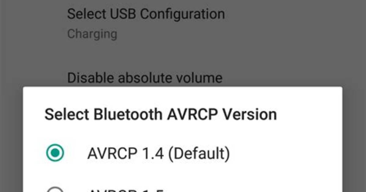 Bluetooth Avrcp Version? | Android Central