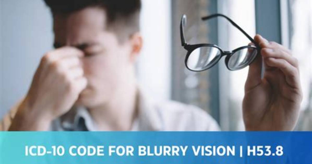 Blurred Vision Icd 10