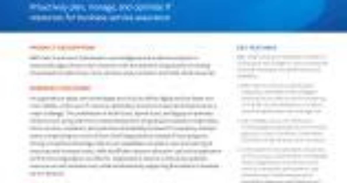 Bmc Helix Continuous Optimization - Bmc Software