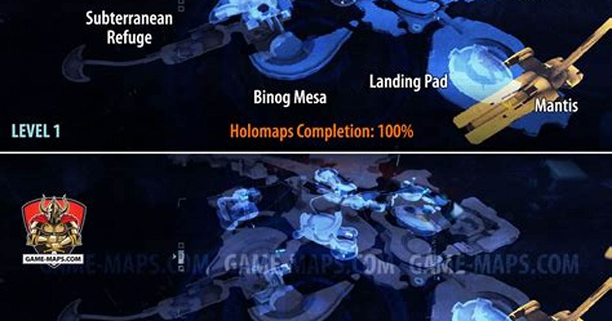 Bogano Maps for Star Wars Jedi: Fallen Order
