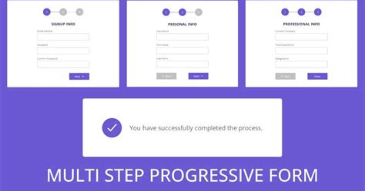 Bootstrap 5 - Form Multi Step Wizard - Validation One Page at a Time