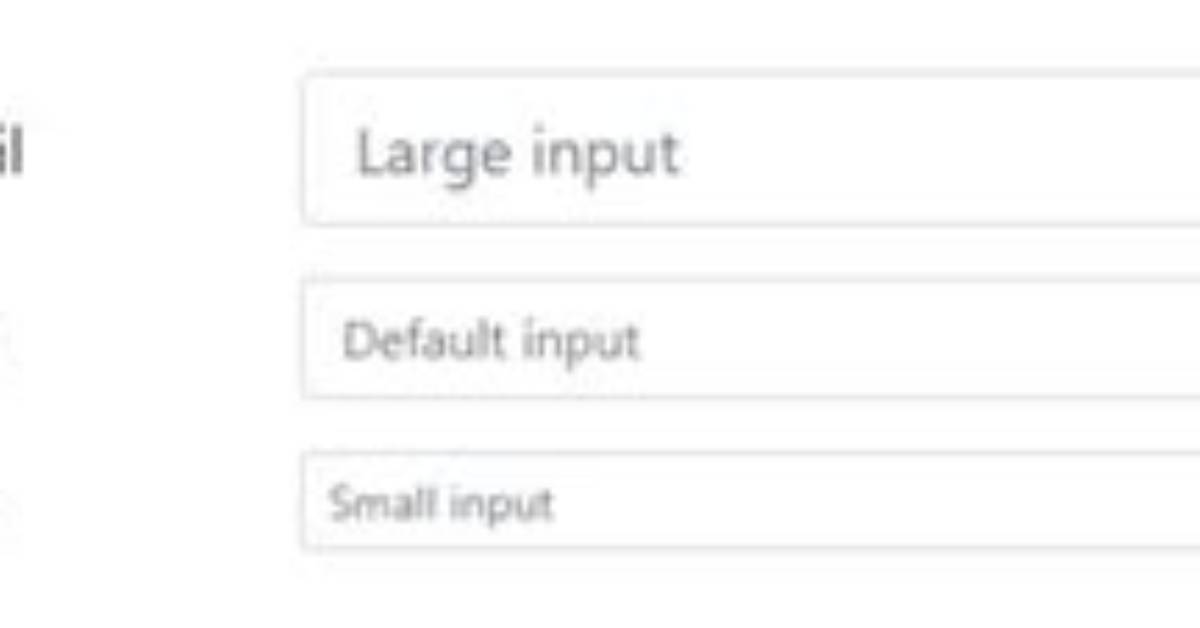 Bootstrap Text Input Height