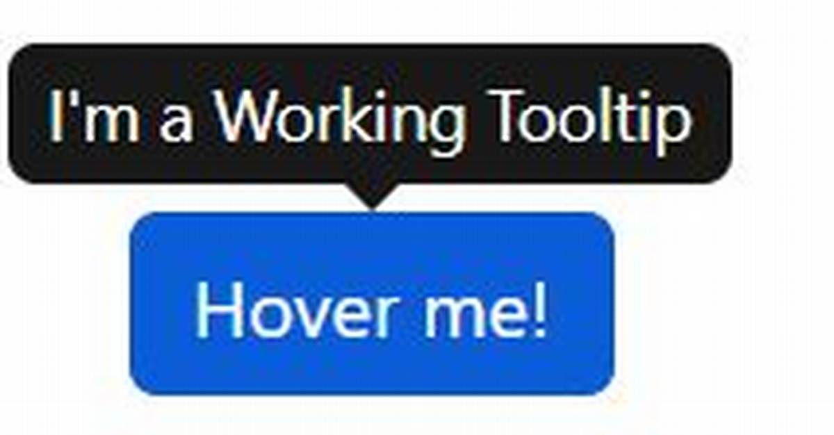 Bootstrap Tooltips Not Working