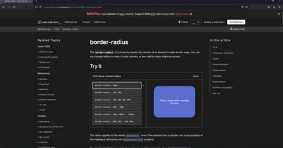 Border-Radius Not Working