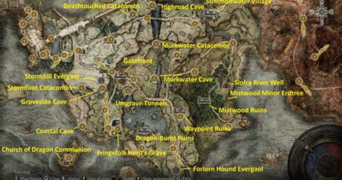 Bosses, Elden Ring Points of Interest