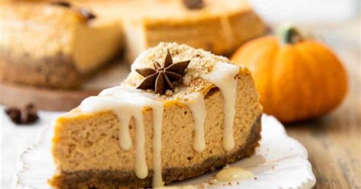 Bourbon Pumpkin Cheesecake