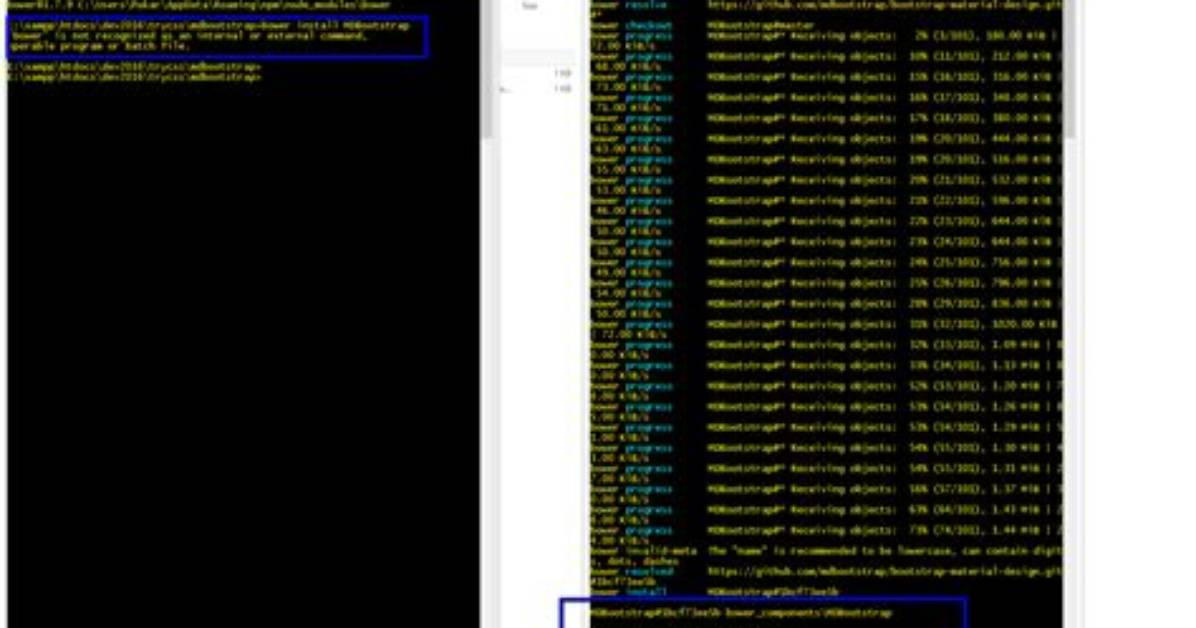 Bower Is Not Recognised as an Internal or External Command