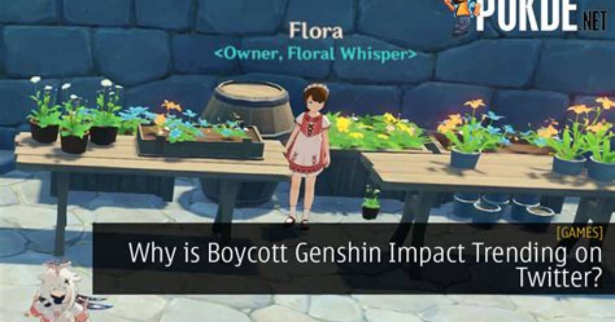 Boycott Genshin Impact Trends on Twitter