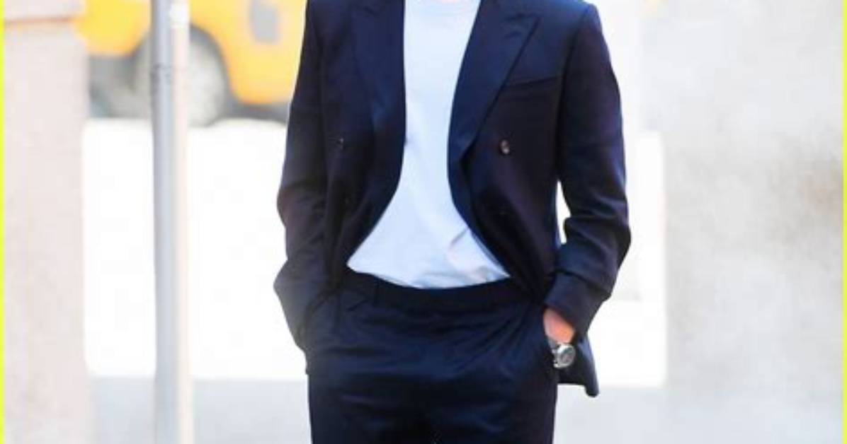 Bradley Cooper Steps Through Smoke While Filming a Commercial for Louis Vuitton
