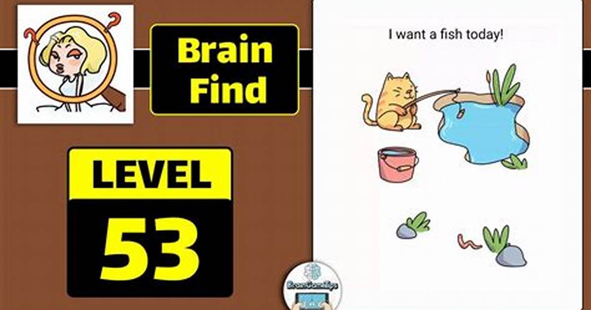 Brain Find Level 53: I Want a Fish Today
