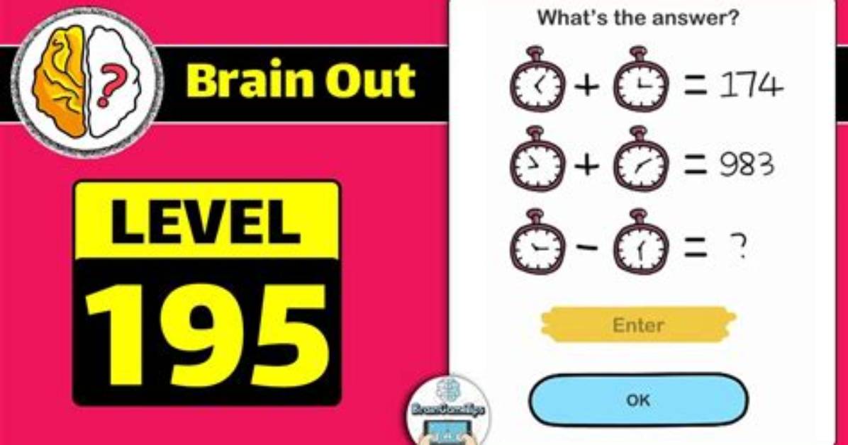 Brain out Level 195 (What’s the Answer) Solution
