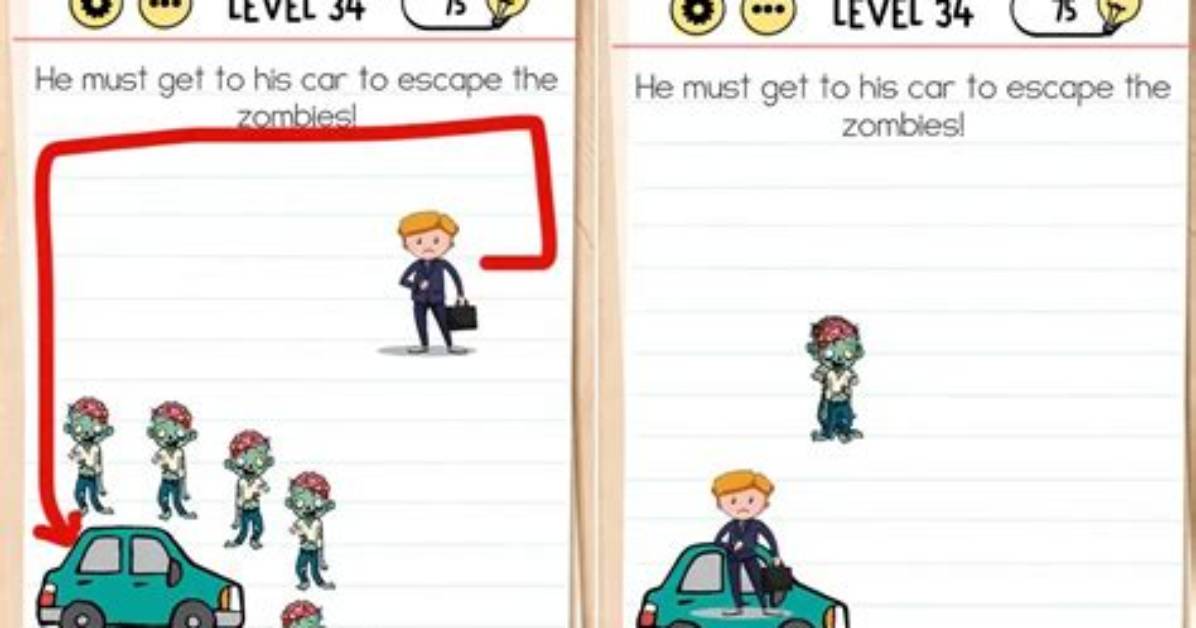 Brain Test Level 34 Detailed Solution & Answer
