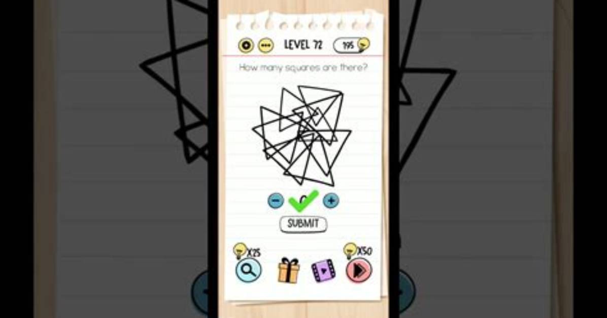Brain Test Level 72 Detailed Solution & Answer