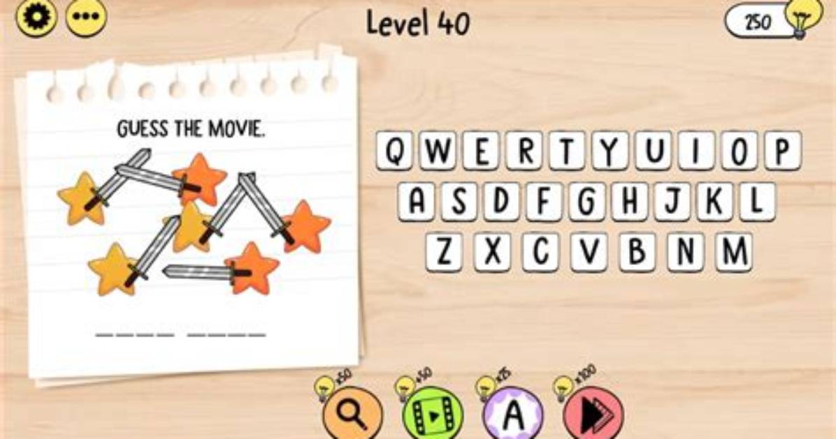 Brain Test: Tricky Words Level 40 Answer