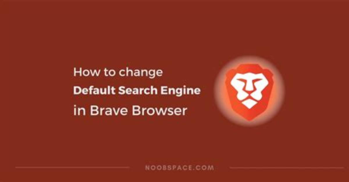 Brave for Android: Change Default Search Engine?