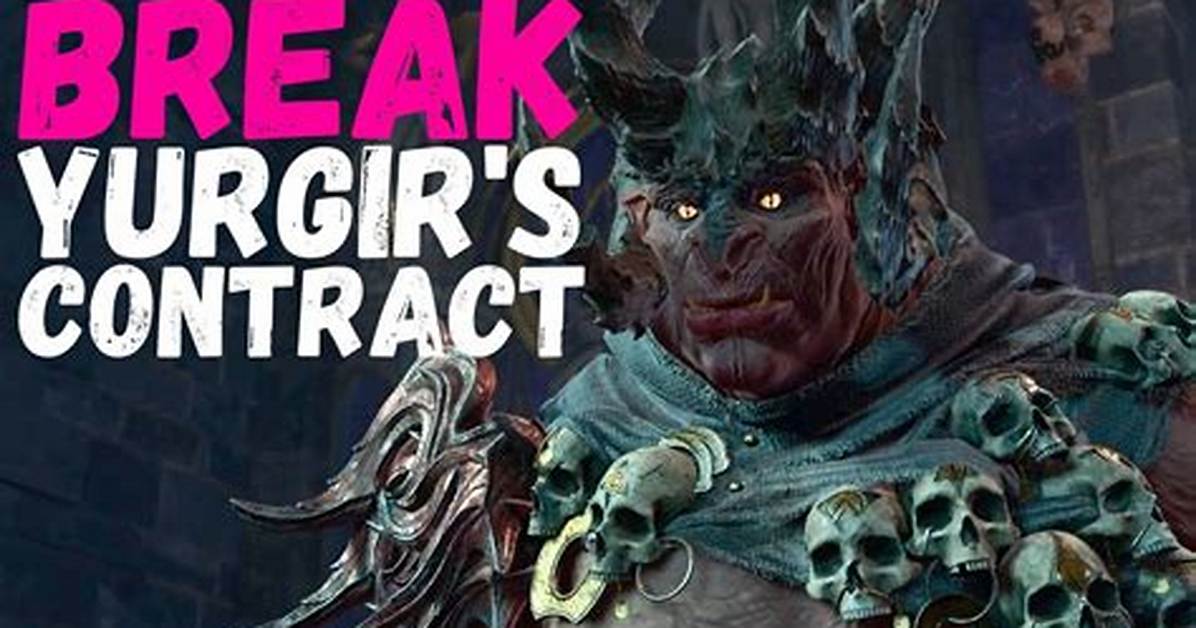 Break Yurgir's Contract, Baldur's Gate 3 Quest