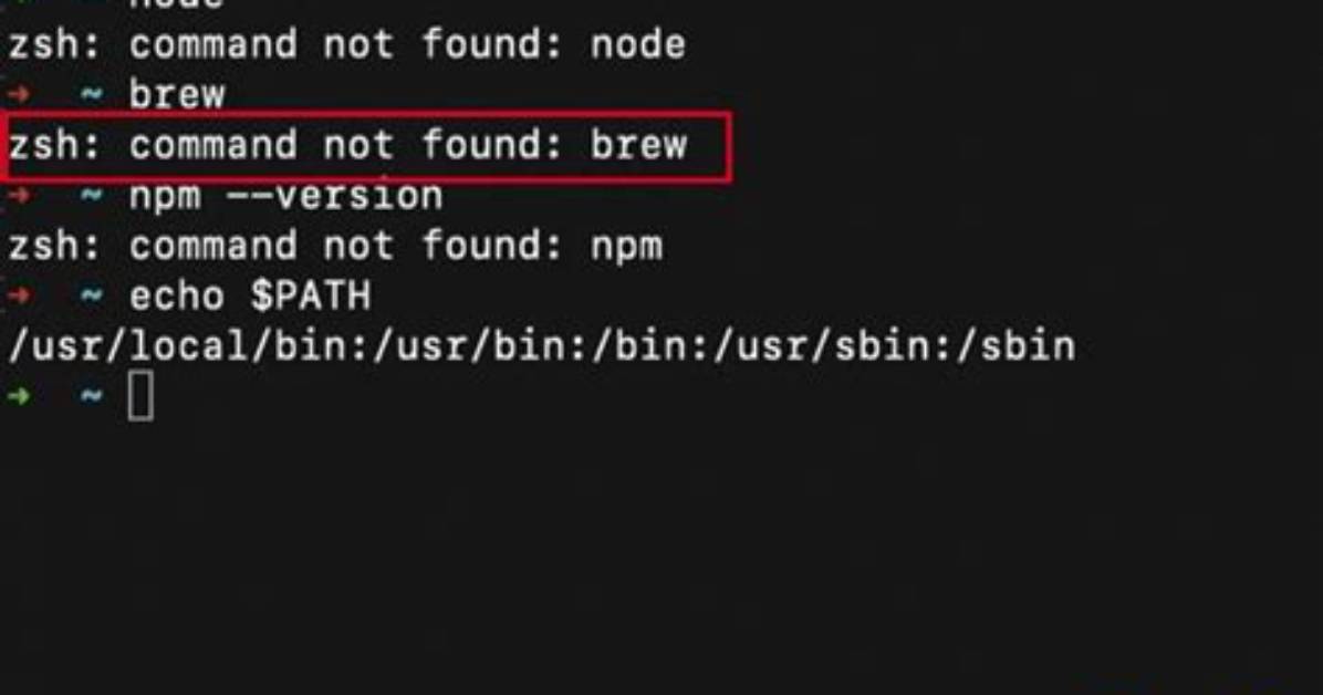 Brew Install Nvm. Nvm: Command Not Found