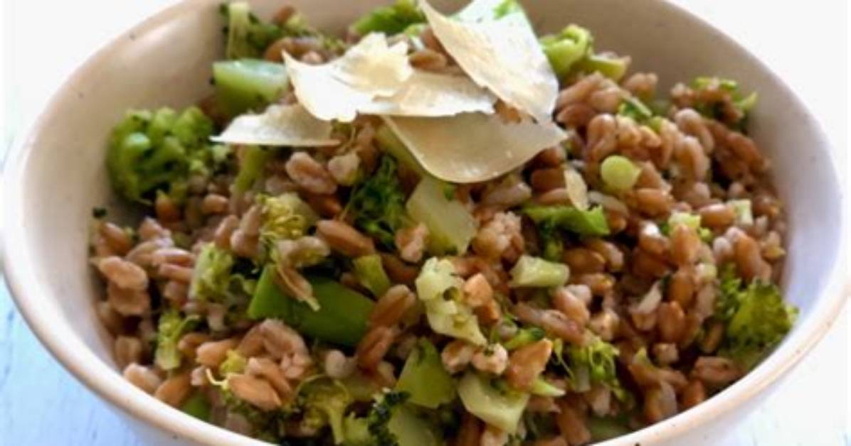 Broccoli Rubble Farro Salad