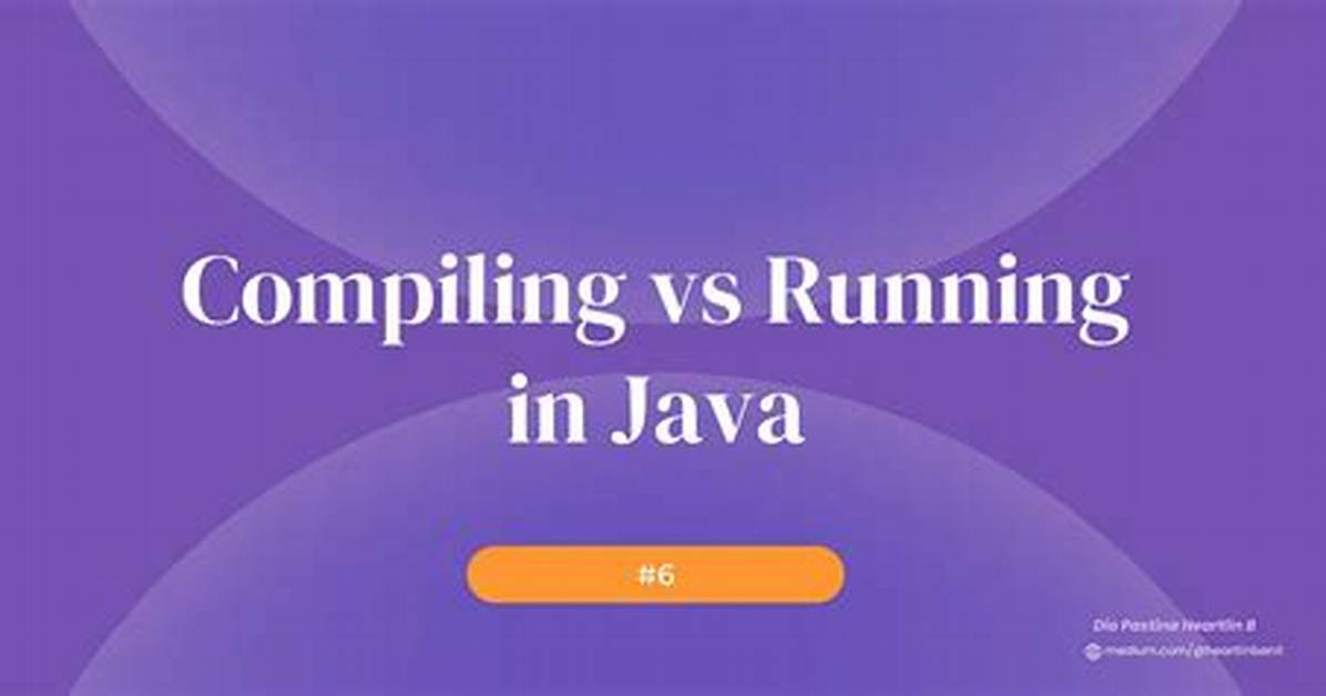 Building Vs. Compiling (Java)