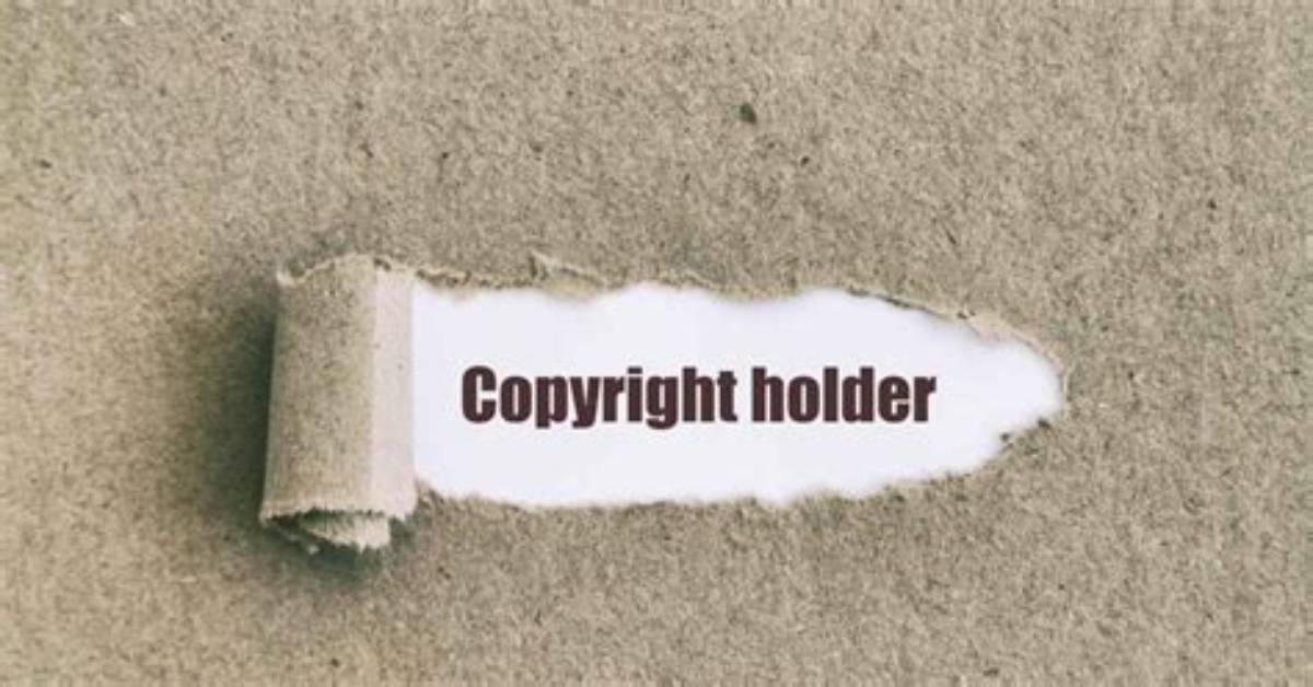 By a Copyright Holder?