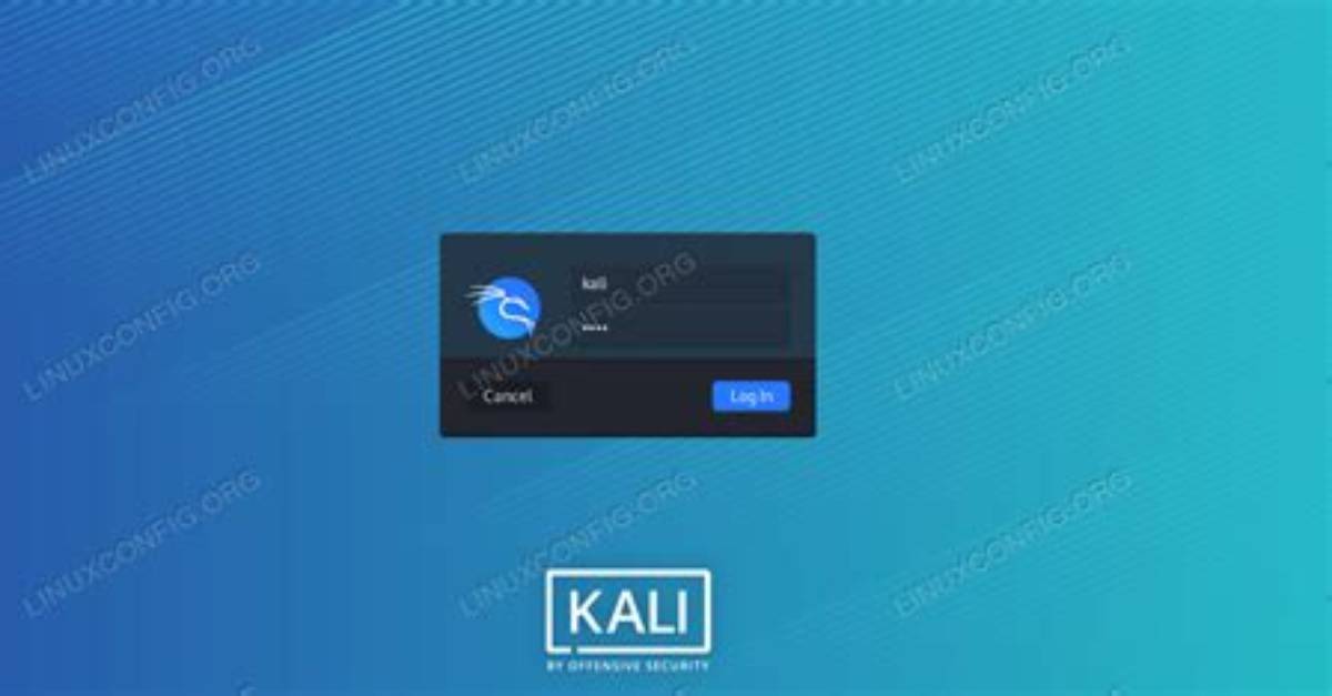 By Default Kali Linux Password?