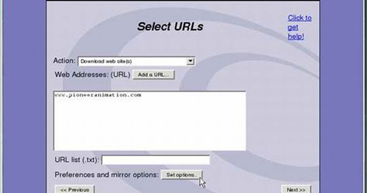 By Httrack Website Copier?