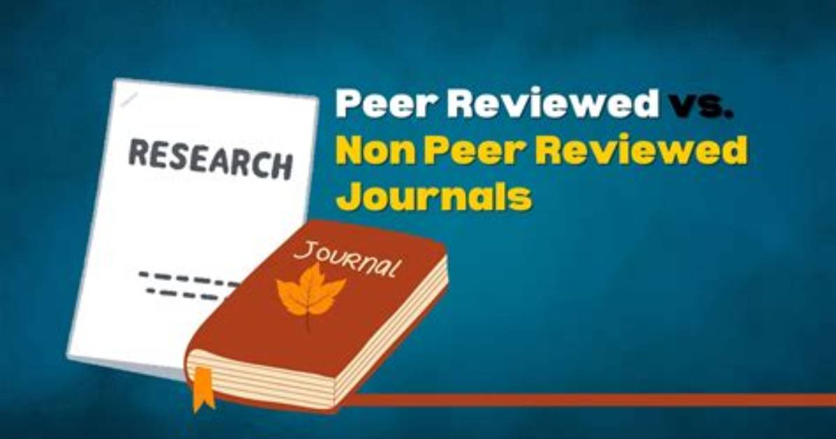 By Peer Reviewed Journals?