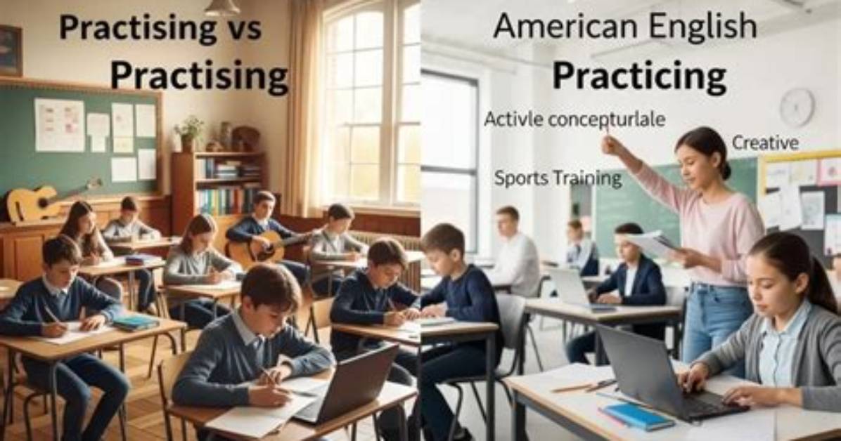 By Practicing or Practising?