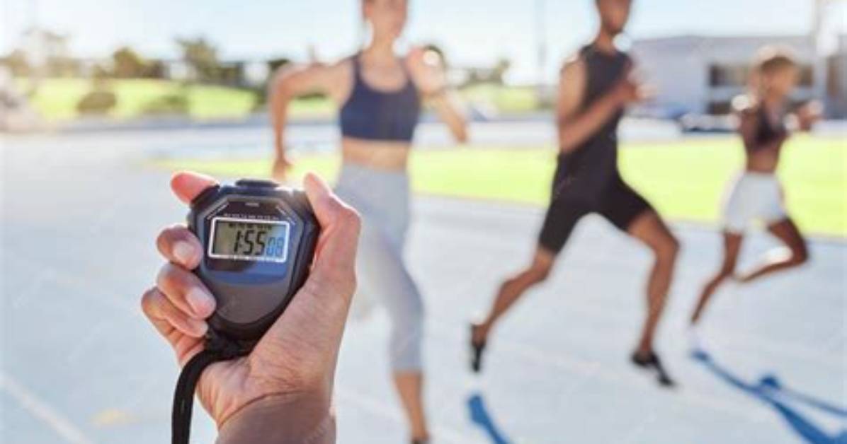 By Using a Stopwatch?