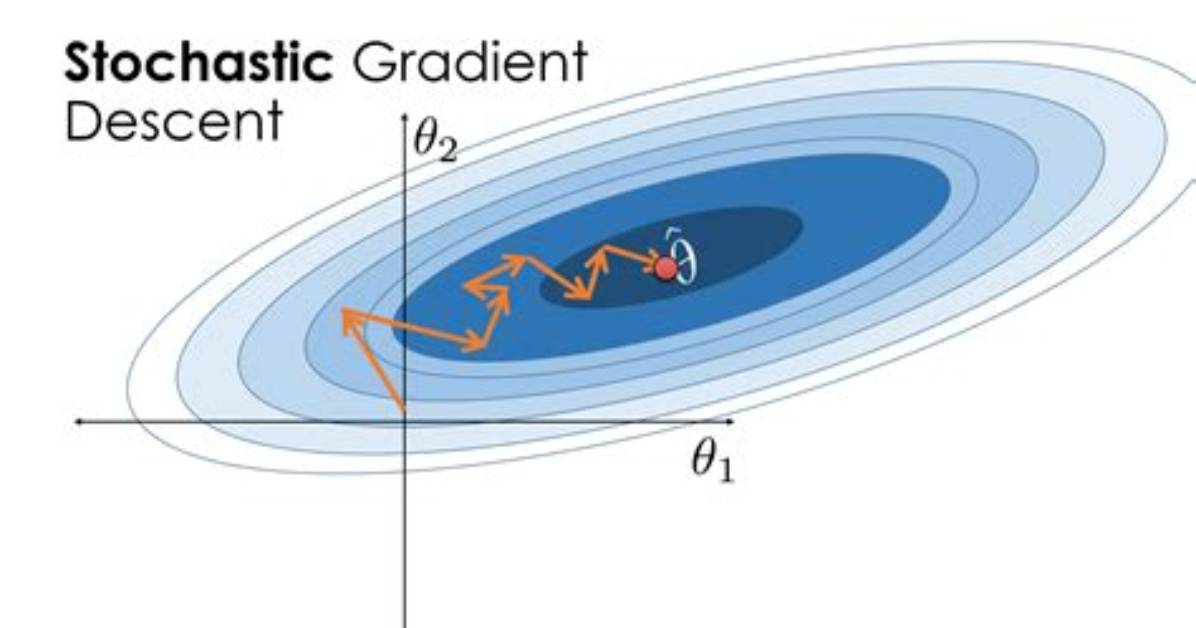 By Using Stochastic Gradient Descent?