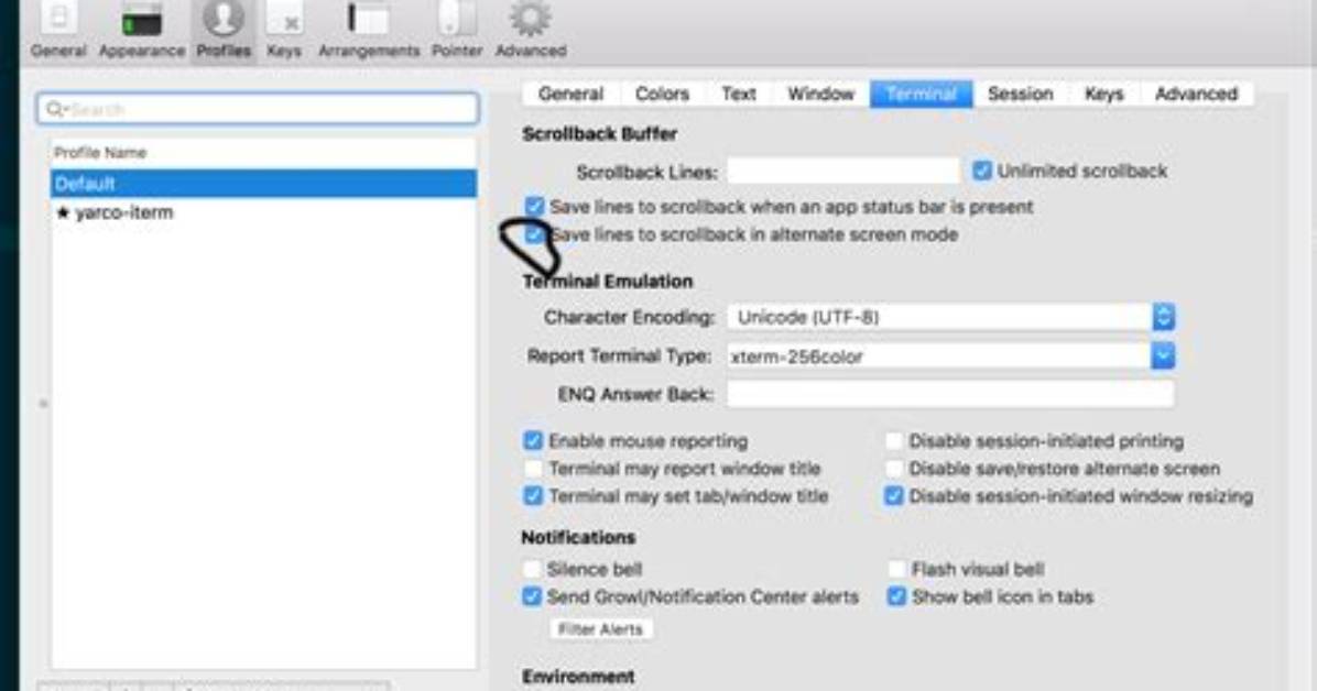 Byobu Scrollback Buffer on Mac - Utilize Mouse Wheel