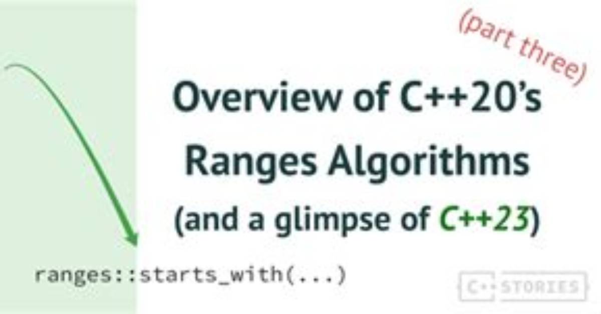 C++20 Ranges and Sorting