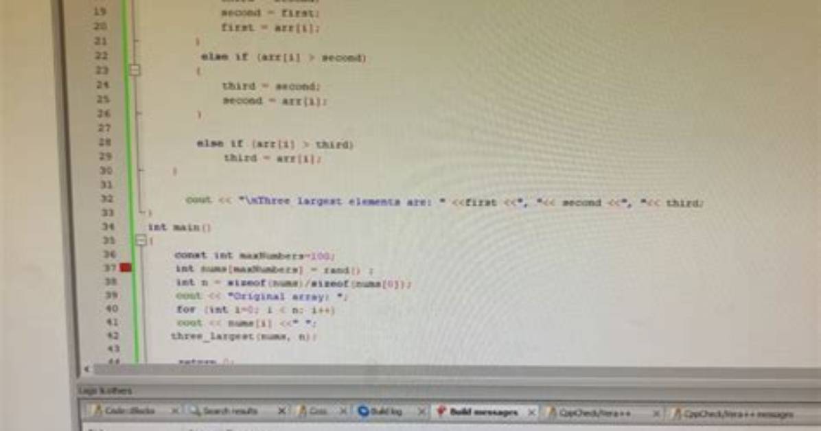 C++ Error: "Array Must Be Initialized with a Brace Enclosed Initializer"