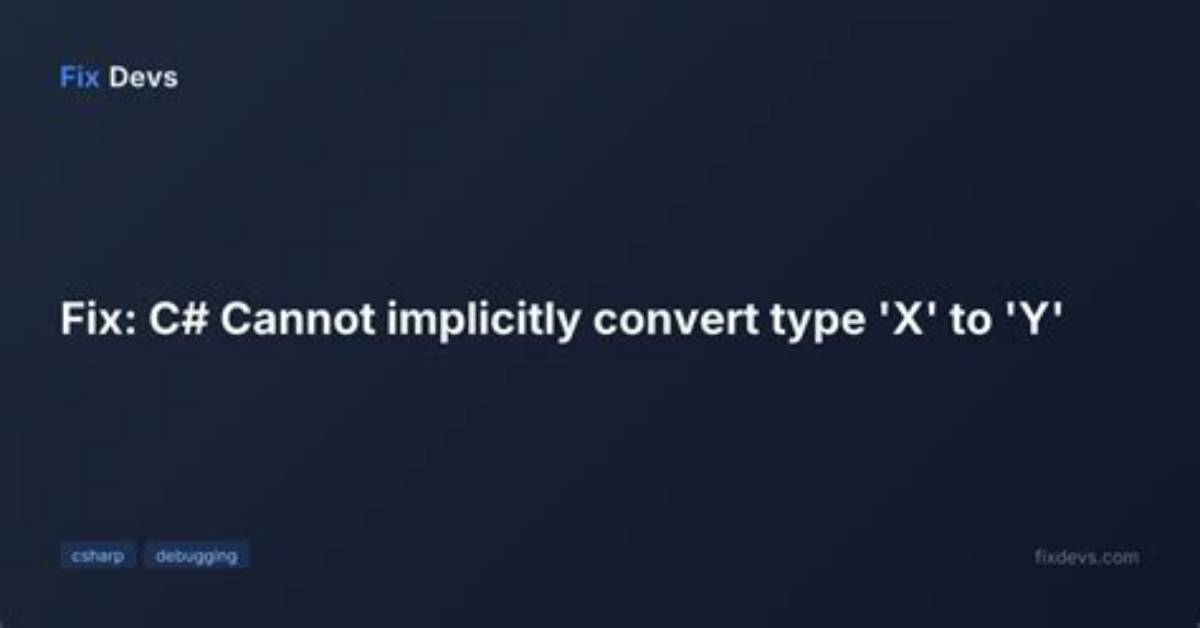 C# Error (Cannot Implicitly Convert Type 'String' to 'Int') [Duplicate]