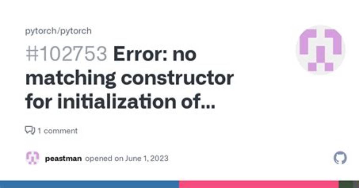 C++ Error: No Matching Constructor for Initialization Of