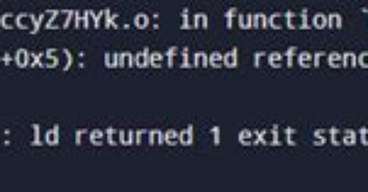 C Error: Undefined Reference to Function, but It Is Defined