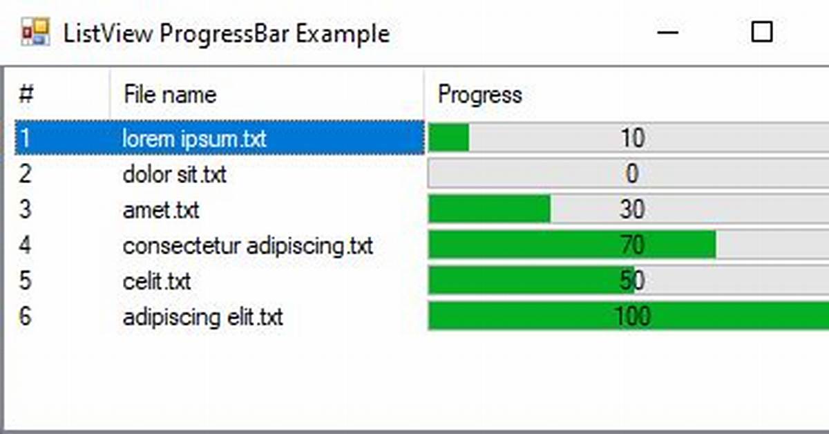 C# Listview Column Width Auto