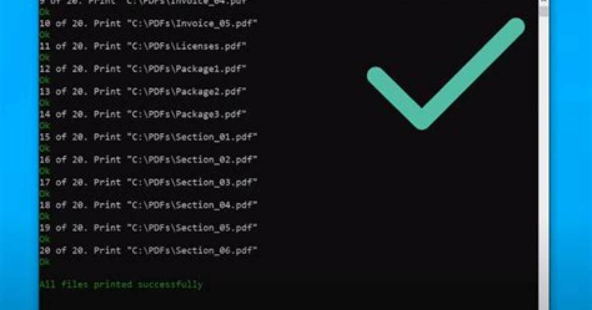 C# - Lpr Command to Print Pdf Files