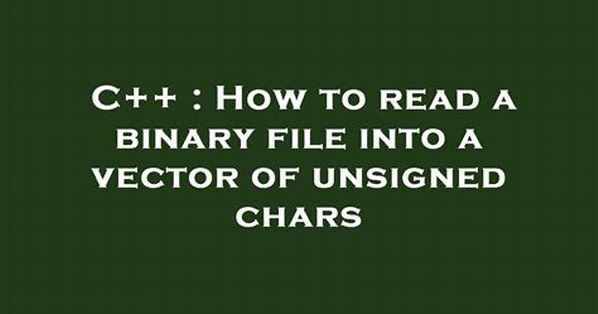 C++ Reading String from Binary File Using Fstream