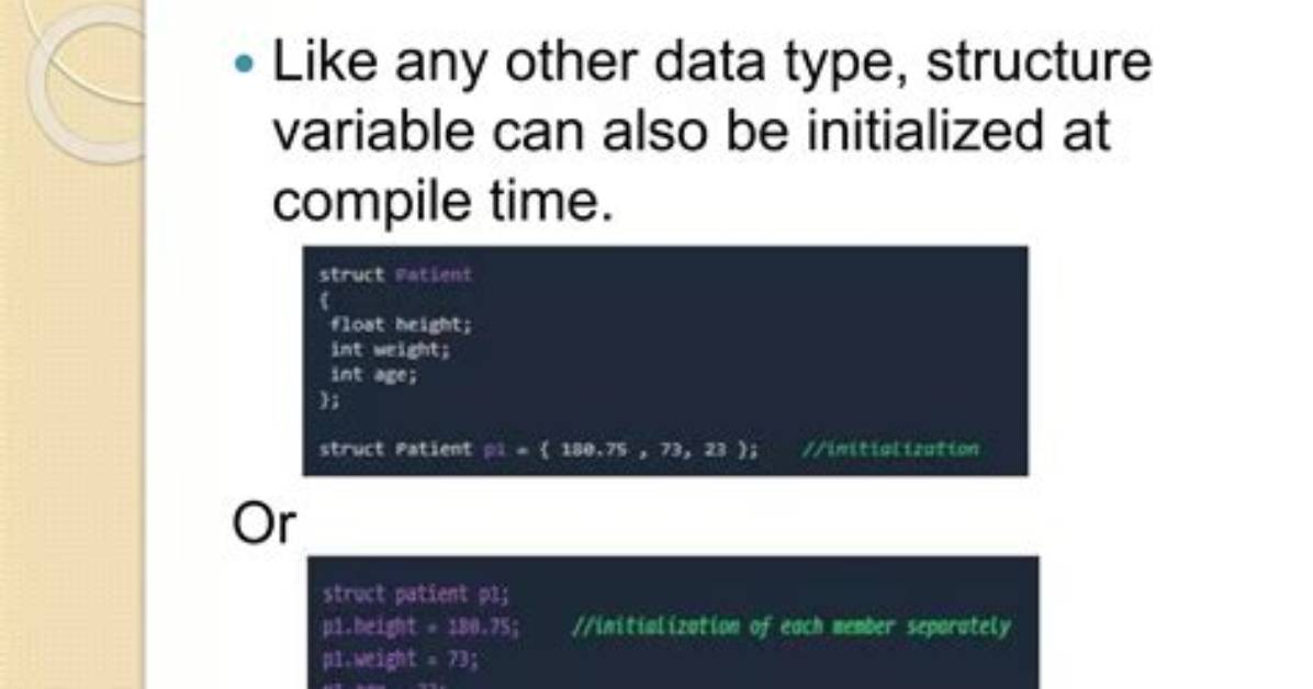 C++ Structure Initialization