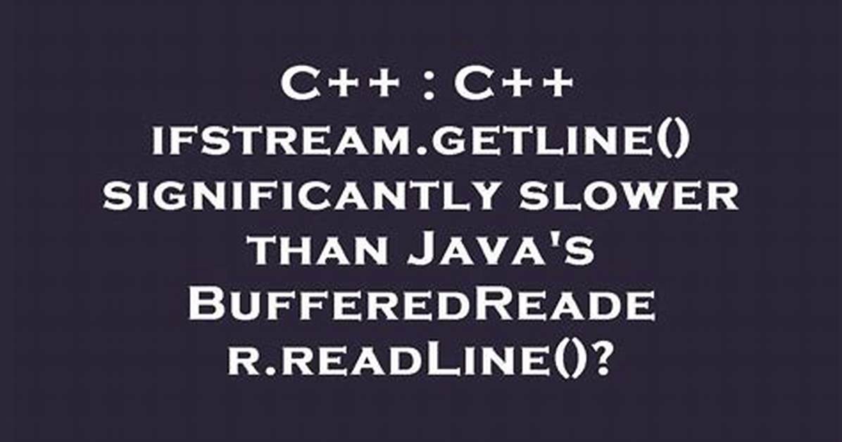 C++: Using Ifstream with Getline();