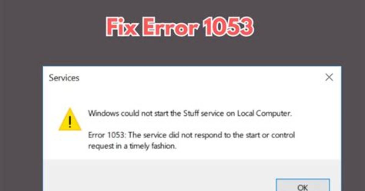 C++ Windows Service Error 1063