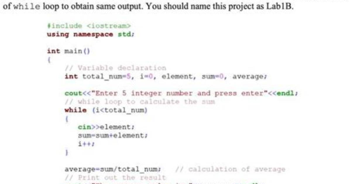 Calculating Total Number of Program Instructions?