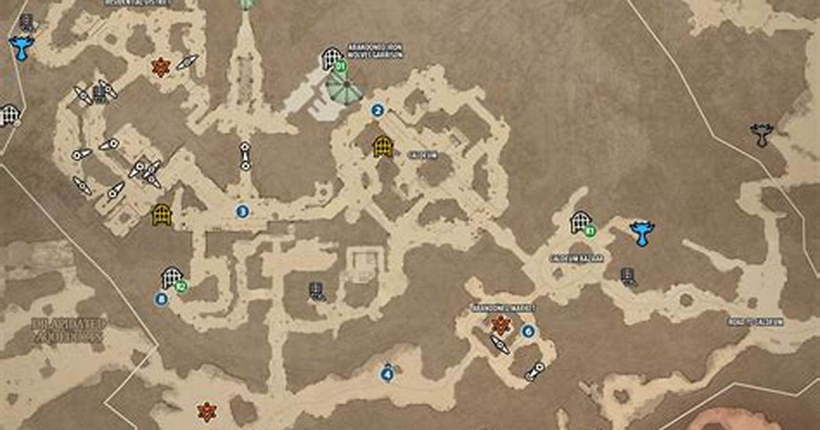 Caldeum Map for Diablo 4
