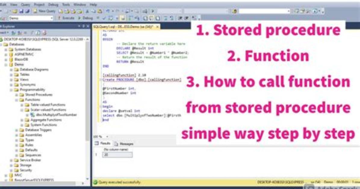 Call a Stored Procedure with Parameter in C#